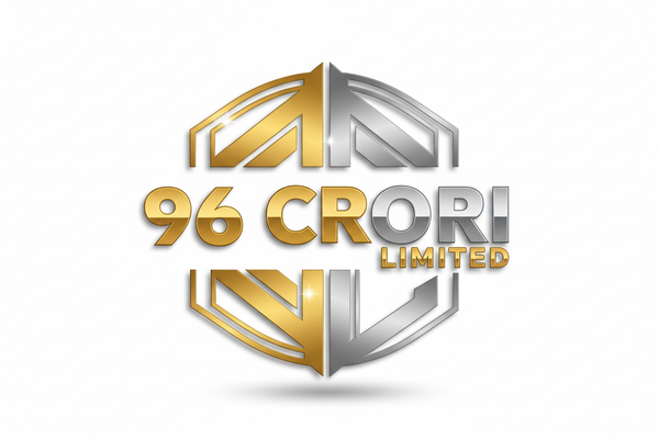 CREATE A LOGO HAVING 96CRORI LIMITED WRITTEN WITH SOME EFFECTS AND DESIGNS