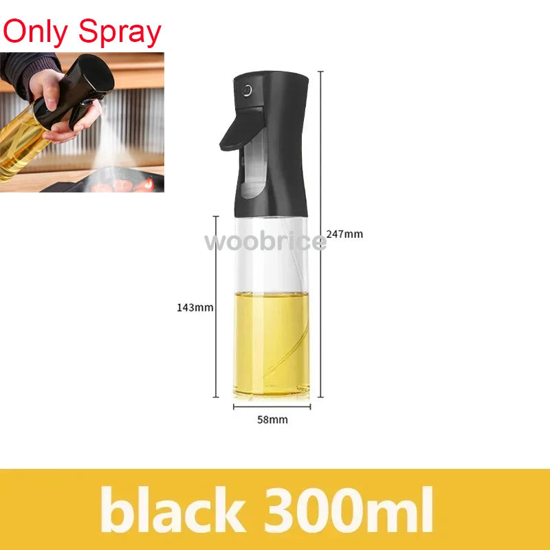 2in1 Kitchen Spray Oil Dispenser Oil Sprayer Polisher or Oil Brush for Air Fryer Salad Grilling Roasting Cooking Kitchen Acceeso